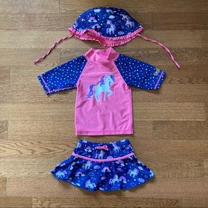 UV Skinz swim set size 2T